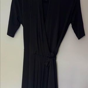 Ted baker rayon sz 1 wrap black dress